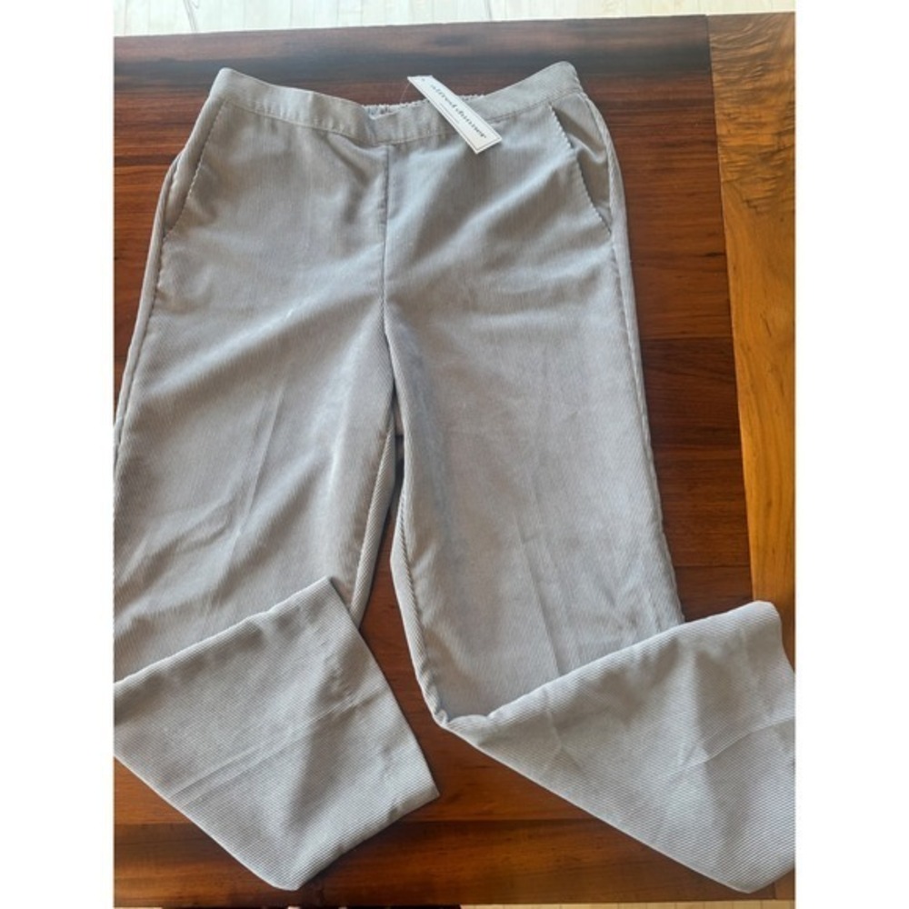 Alfred Dunner Classic‎ Fit Corduroy Pants Women's 12 Short NWT Elastic Waist